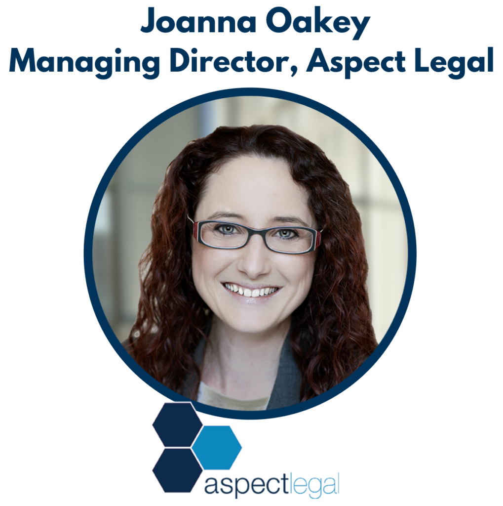 Joanna Oakey, Aspect Legal