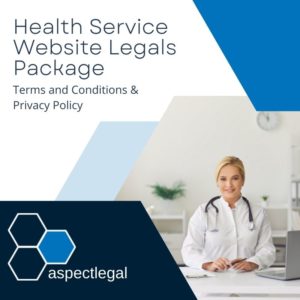 Health Service Website Legals Package