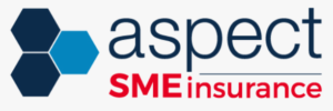 Aspect SME Insurance Logo New - Blue and Red Aspect SME Insurance