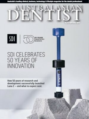 Cover Australasian Dentist Mag Cover Image
