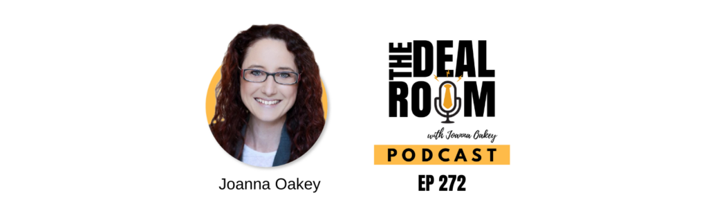 The Deal Room Host - Joanna Oakey
